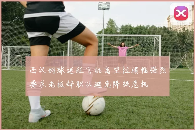 西汉姆球迷租飞机高空拉横幅强烈要求老板辞职以避免降级危机
