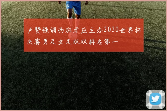卢赞强调西班牙应主办2030世界杯决赛男足女足双双排名第一